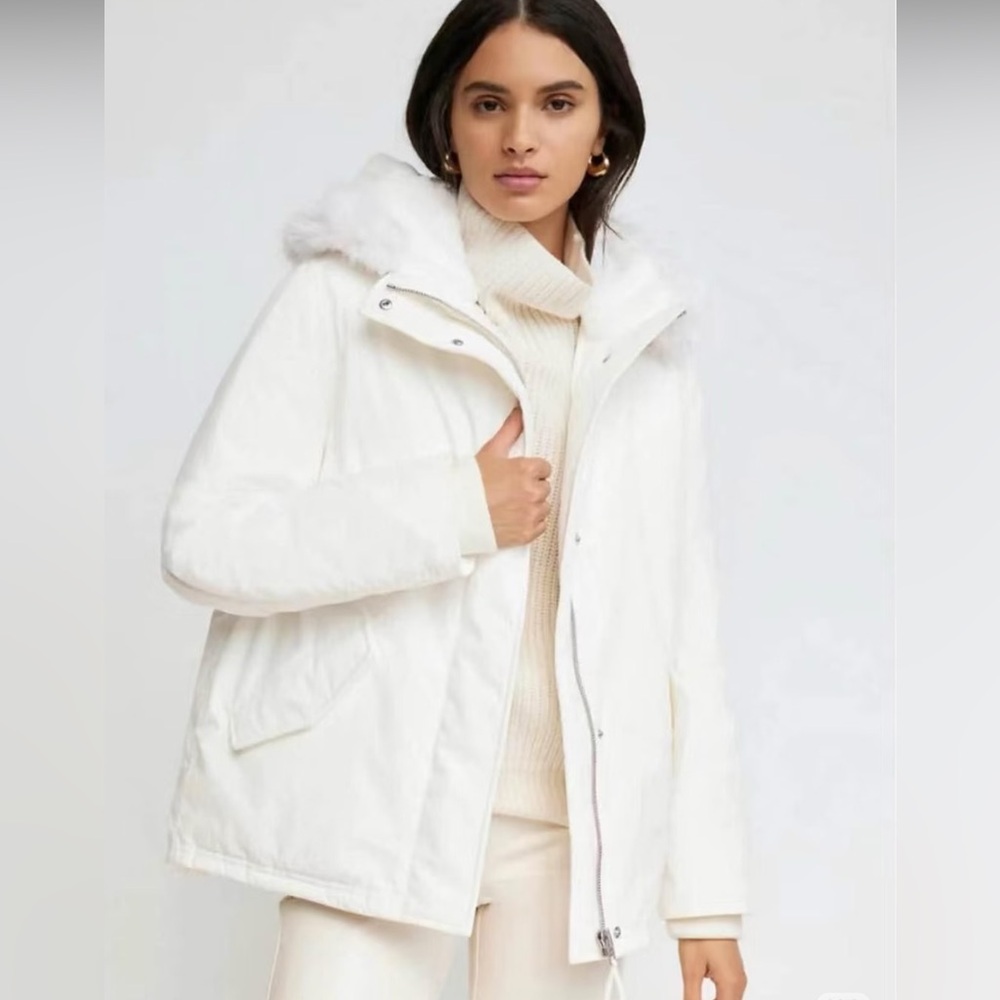 aritzia mont blanc short parka
